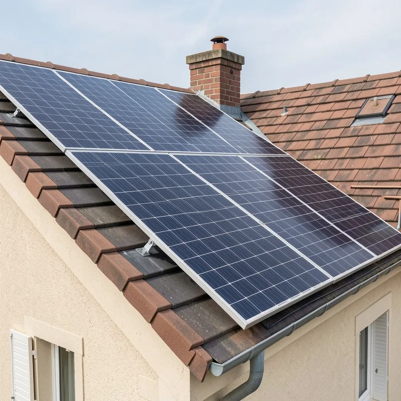 Documents fiscaux et calculatrice pour un projet de panneaux solaires