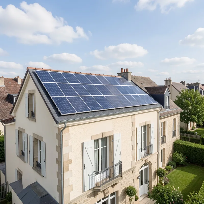 Inclinaison et orientation des panneaux solaires